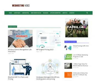 WebhostingVoice.com(Webhosting Voice) Screenshot