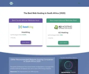 Webhostingweb.co.za(Best Web Hosting Companies in South Africa Compared 2021) Screenshot