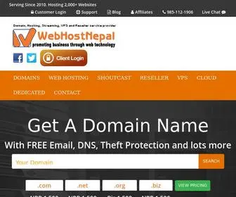 Webhostnepal.com(Web host nepal) Screenshot
