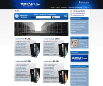 Webhostpt.com(Alojamento Sites) Screenshot