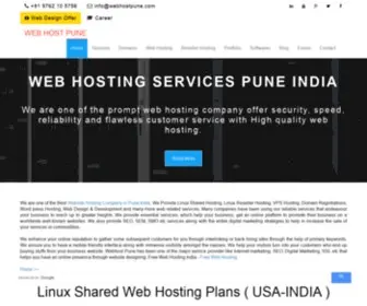 Webhostpune.com(Website Hosting Company in Pune Website Designing Company in Pune Web Host Pune Complete Website Designing Hosting Company in Pune) Screenshot