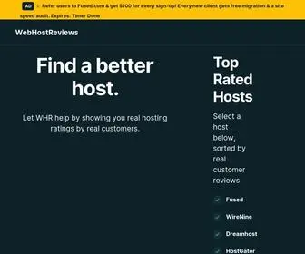 Webhostreviews.com(Top Hosting Reviews for 2021 at webhostreviews) Screenshot