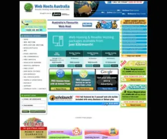 Webhostsaustralia.com.au(Web Hosts Australia) Screenshot