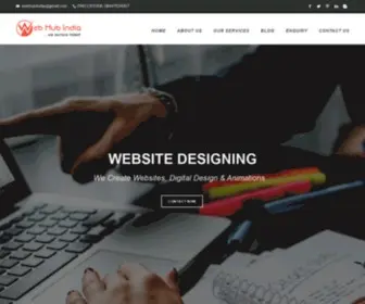 Webhubindia.com(Website Design Delhi) Screenshot