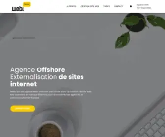 Webi-Studio.com(Agence web offshore) Screenshot