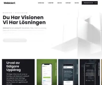 Webicient.com(Webbyrå Stockholm) Screenshot