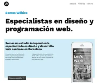 Webico.es(Wébico Studio) Screenshot