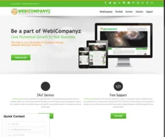 Webicompanyz.com(Best Website Designing and Website Development Company in India) Screenshot