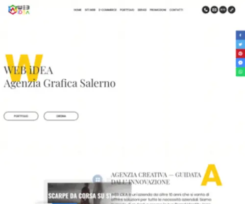 Webideadesign.it(Agenzia Grafica Salerno) Screenshot