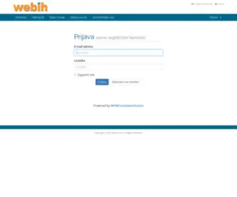 Webih.com(Korisnički) Screenshot