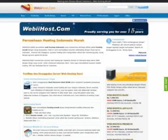 Webiihost.com(Web Hosting Terbaik Indonesia) Screenshot