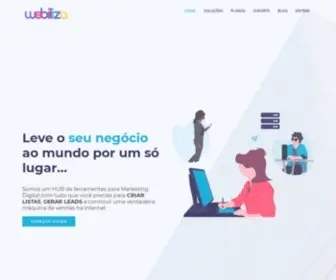 Webiliza.com(Plataforma de ferramentas para Marketing Digital) Screenshot