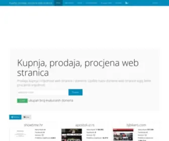 Webimir.com(Prodaja i vrijednost web stranica) Screenshot