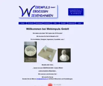 Webimpuls.ch(3d druck zürich) Screenshot