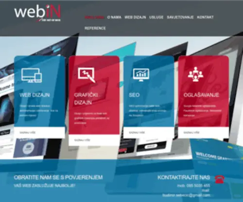Webin.com.hr(Web dizajn i Internet marketing) Screenshot