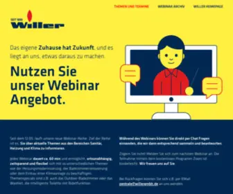 Webinar-Heizung-Sanitaer-Klima.de(Willer Webinare Sanitär und Heizung Ludwigshafen) Screenshot