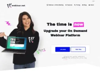 Webinar.net(Highly Customizable Webinar Platform) Screenshot
