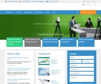 Webinar.nl(Market leader in webinars and webcasts) Screenshot