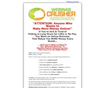 Webinarcrusher.com("ATTENTION) Screenshot