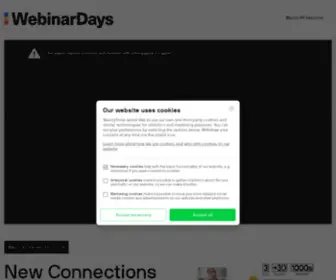 Webinardays.com(WebinarDays 2021) Screenshot