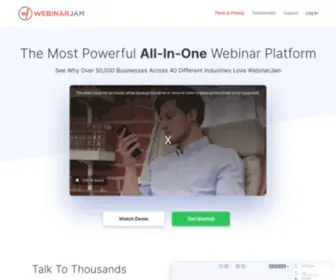 Webinarjam.com(Powerful Webinar Hosting Software) Screenshot