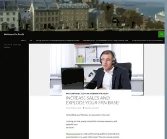 Webinarsforprofit.com(Using web conferencing) Screenshot