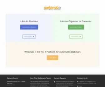 Webinato.com(Entry Page) Screenshot