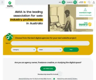 Webindustry.org.au(Australian Web Industry Association (AWIA)) Screenshot