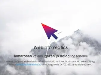 Webinformatics.hu(Weblapkészítés) Screenshot