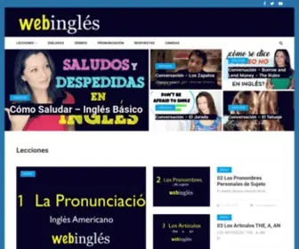 Webingles.com(Un curso completo de ingles) Screenshot
