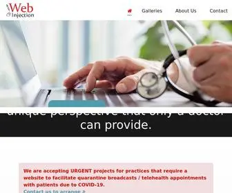 Webinjection.com.au(Medical Website Design) Screenshot