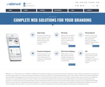 Webinod.com(Webinod solutions) Screenshot