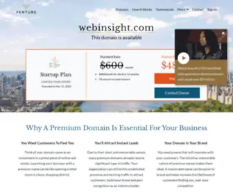Webinsight.com(Venture) Screenshot