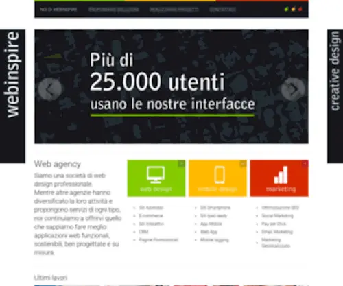 Webinspire.it(Realizzazione siti web Torino) Screenshot