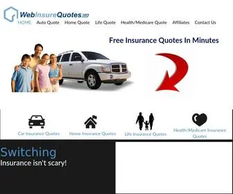 Webinsurequotes.com(WebInsureQuotes) Screenshot