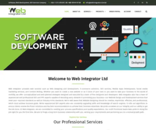 Webintegrator.com.bd(Web Integrator) Screenshot