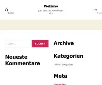 Webinyo.ch(Just another WordPress site) Screenshot