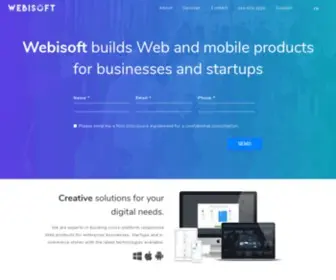 Webisoft.com(Web and Mobile Software Development) Screenshot