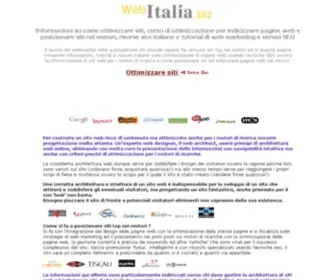 Webitalia.biz(Ottimizzare Siti) Screenshot