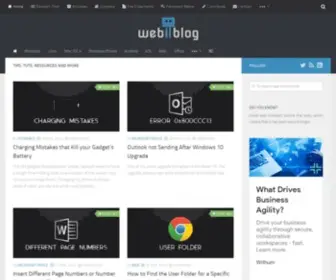 Webitblog.com(Web IT Blog) Screenshot