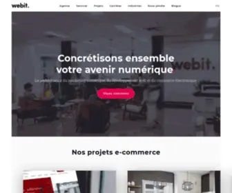 Webitcom.ca(Agence marketing) Screenshot