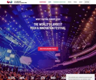 Webitexpo.com(Webit Congress 2013) Screenshot