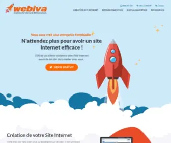 Webiva.ch(Création site Internet et Référencement pour les PME) Screenshot