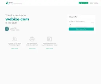 Webize.com(La nouvelle génération d’agence marketing web) Screenshot