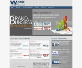 Webizmedia.com(Digital Brand & Business Development Company) Screenshot