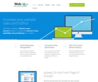 Webjow.com(Digital Marketing & Cloud Web Hosting Solutions) Screenshot