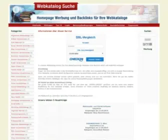 Webkatalog-Suche.info(Webkatalog Verzeichnis Webkatalog Suche) Screenshot