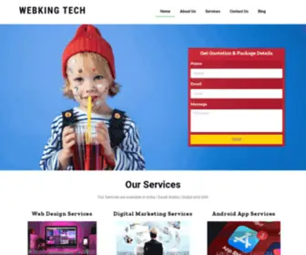 Webkingtech.com(Webking Technologies) Screenshot