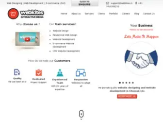 Webkites.in(Web design chennai India) Screenshot