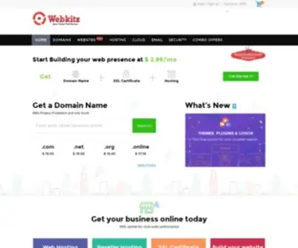 Webkitz.net(Web Hosting Services Provider) Screenshot